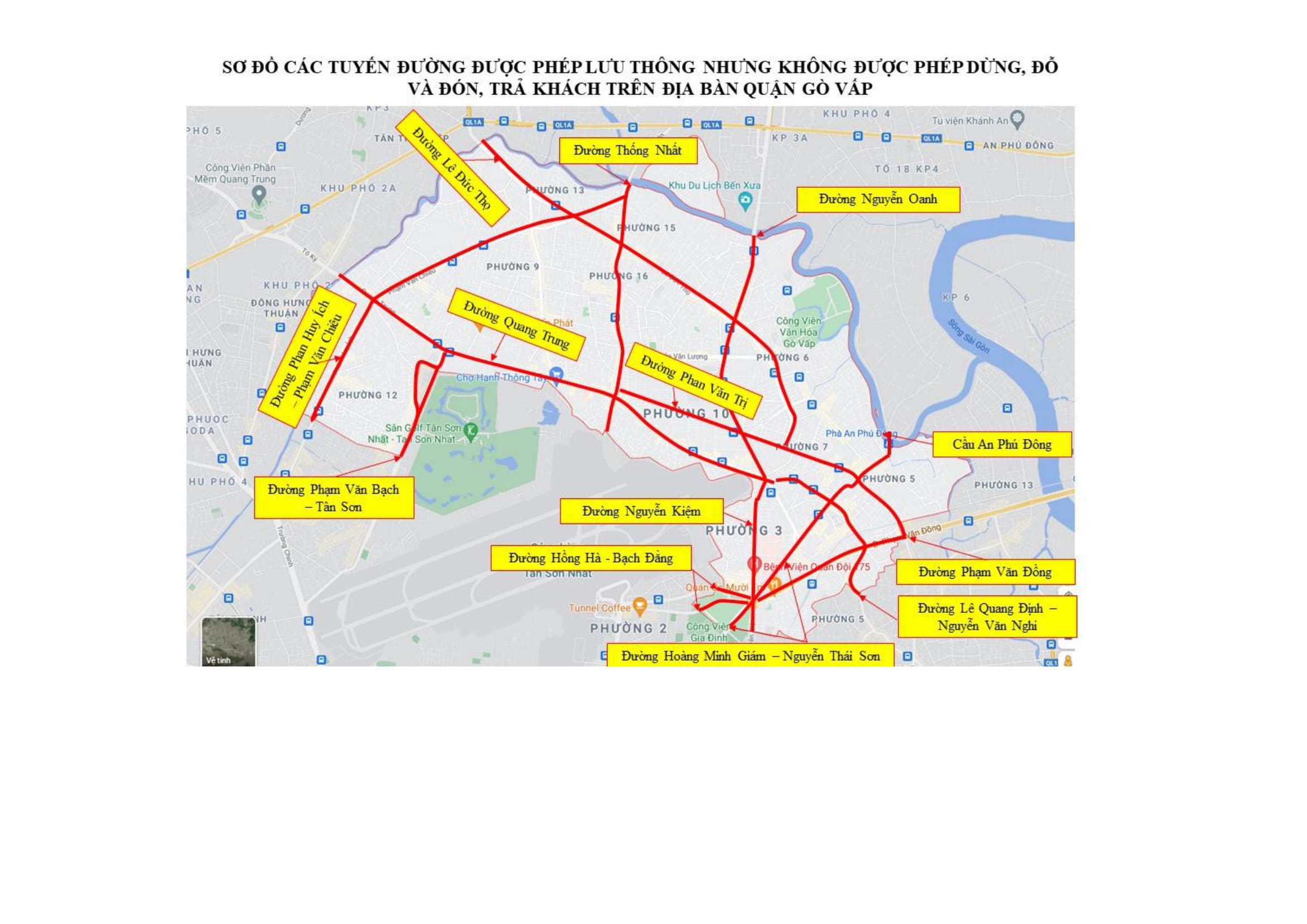 Sở Giao thông Vận tải TPHCM hướng dẫn tổ chức giao thông các tuyến
                    đường qua địa bàn quận Gò Vấp