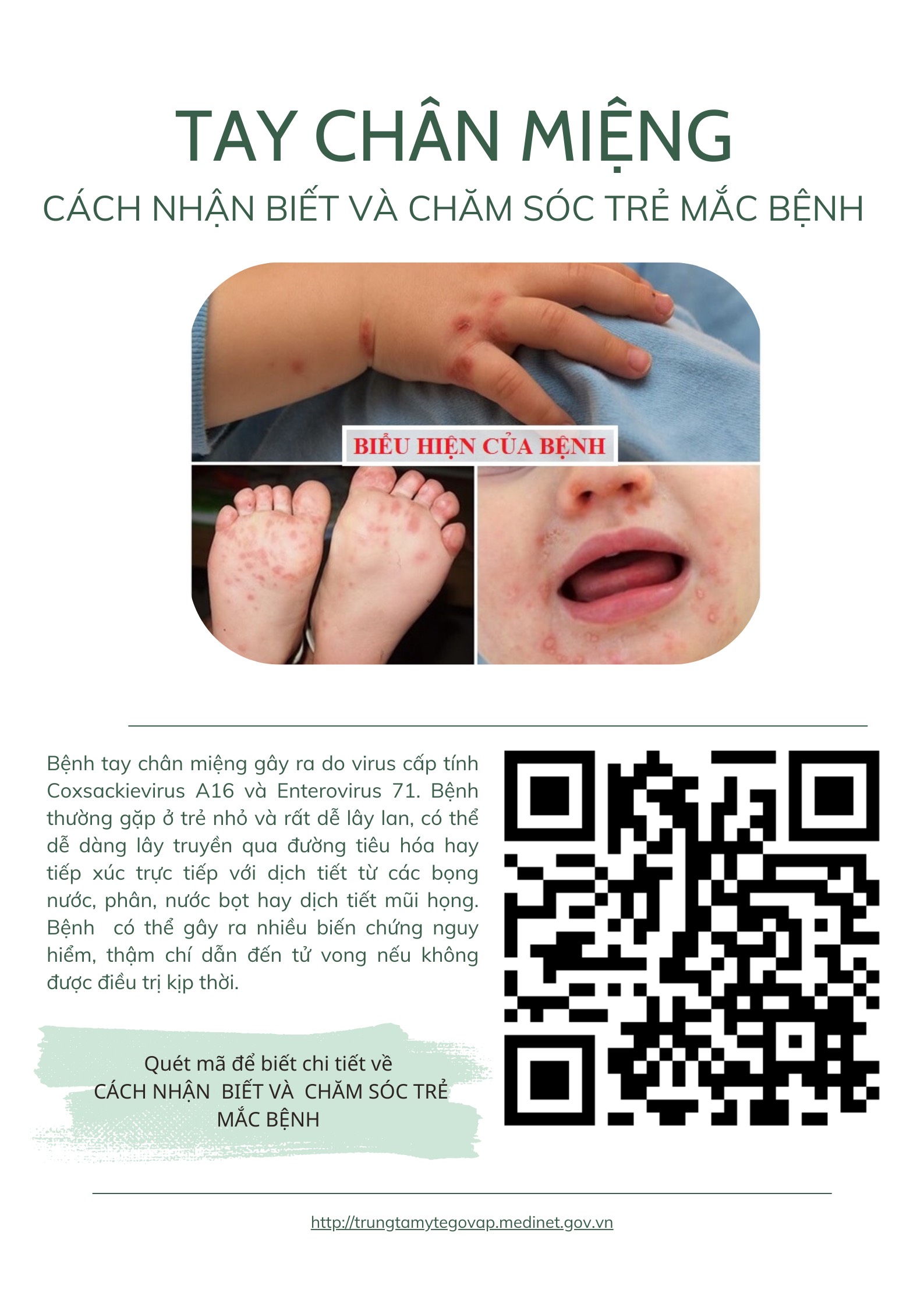 Thông báo về việc phòng, chống bệnh Tay chân miệng và Sốt xuất
                    huyết