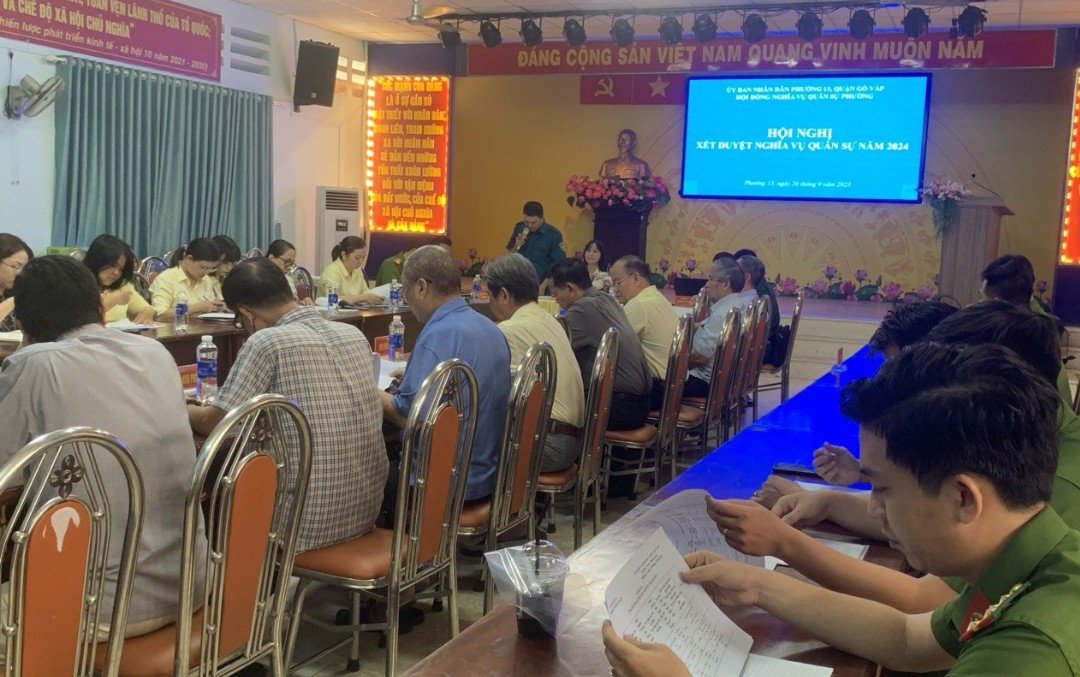 HỘI ĐỒNG NGHĨA VỤ QUÂN SỰ PHƯỜNG 13