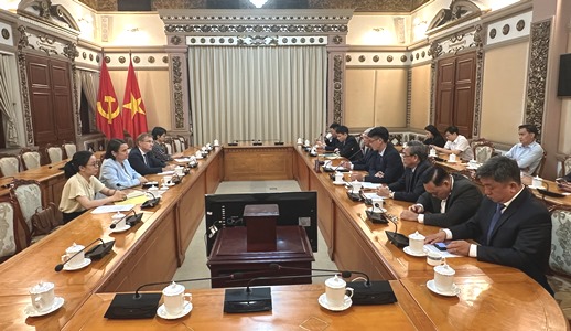 TPHCM và Pháp tăng cường hợp tác trên một số lĩnh vực