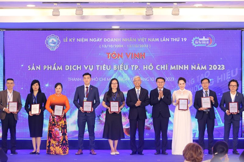 Tôn vinh doanh nghiệp sản phẩm, dịch vụ tiêu biểu TPHCM năm 2023
