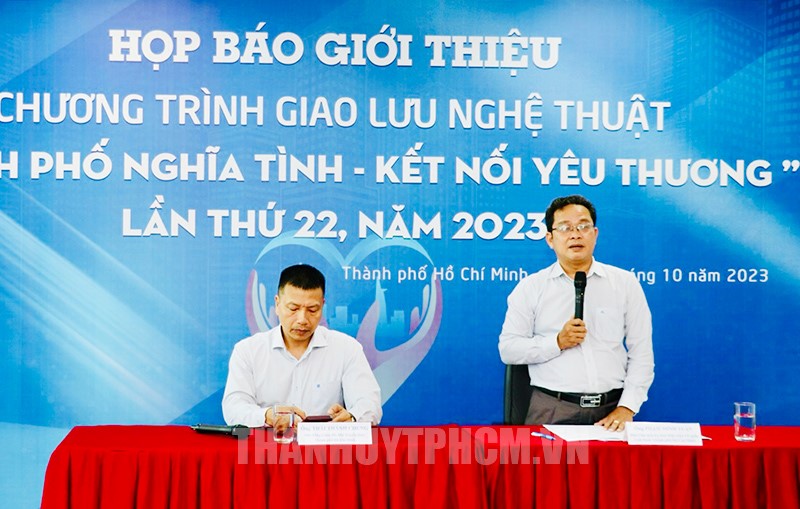 Giới thiệu chương trình văn nghệ “Thành phố nghĩa tình -
                        Kết nối yêu thương”